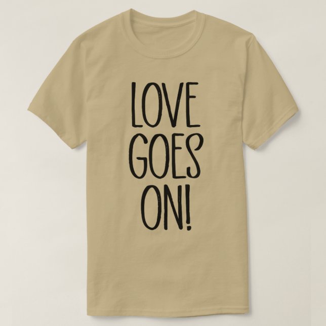 Camiseta O amor é preto (Frente do Design)