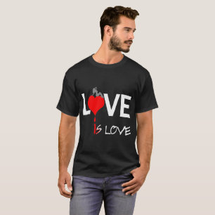 Camiseta O amor é preto