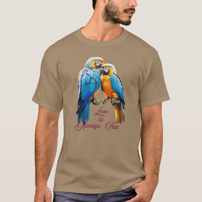 Camiseta O amor é sempre verdadeiro (Frente)