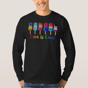Camiseta O Amor É Sorvete Lgbt Sorvete Prid