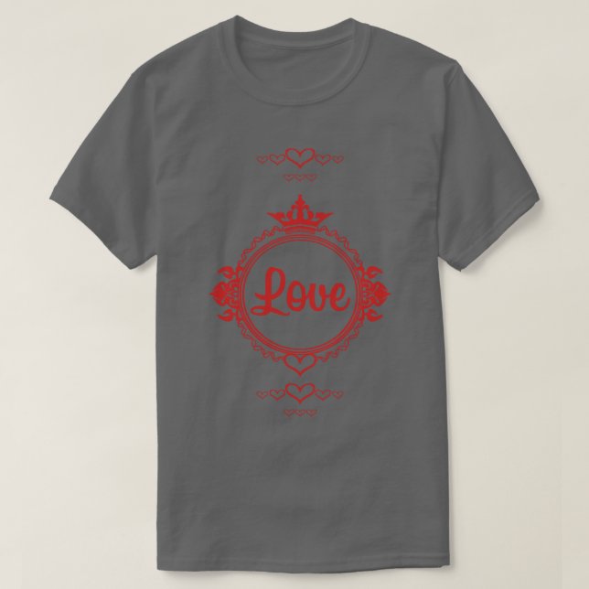 Camiseta O amor é tudo (Frente do Design)