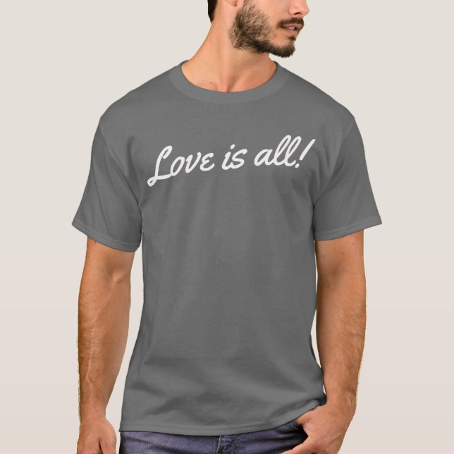 Camiseta O amor é tudo vintage (Frente)