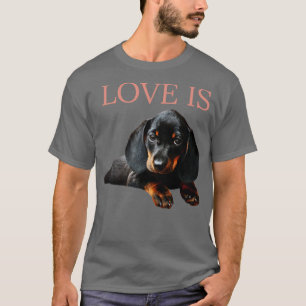 Camiseta O Amor É Um Cão Dachshund1