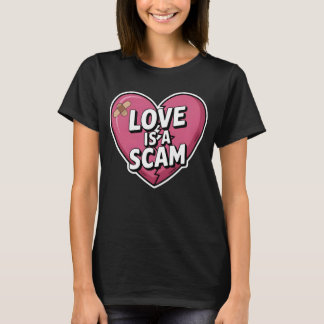 Camiseta O Amor é um Golpe Anti Dia dos Namorados