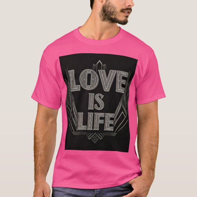 Camiseta O amor é vida (Frente)