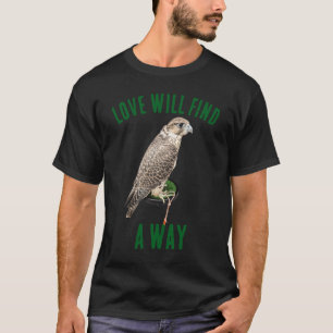 Camiseta O Amor Encontrará um Caminho - Citação de Lord Byr