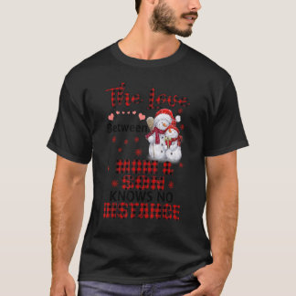 Camiseta O Amor Entre Mãe E Filho Não Sabe Distância