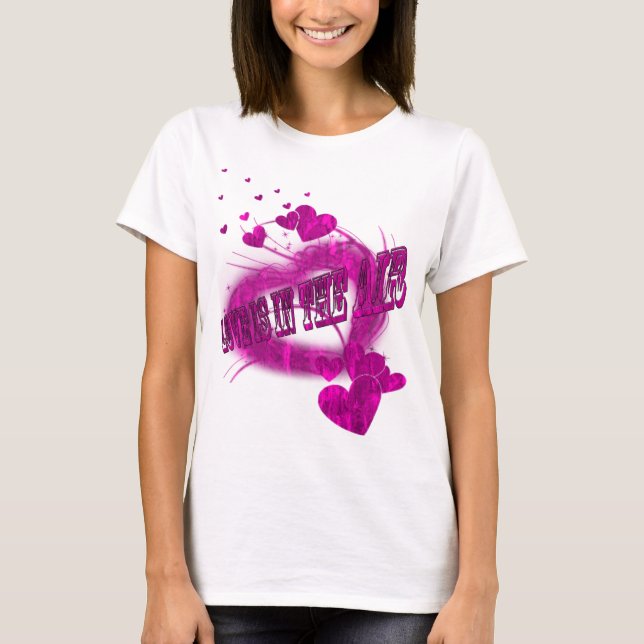 Camiseta o amor está no ar (Frente)
