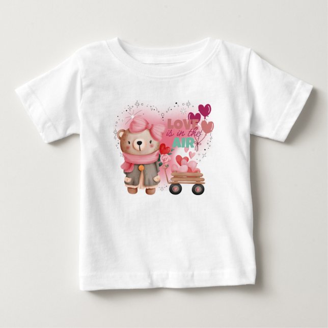 Camiseta O amor está no ar (Frente)
