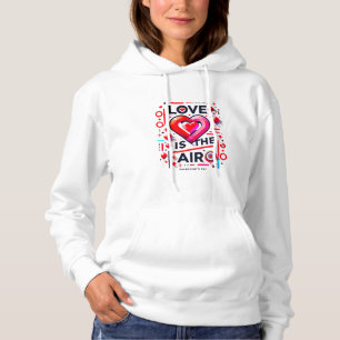 Camiseta "O amor está no ar Dia de os namorados moderno