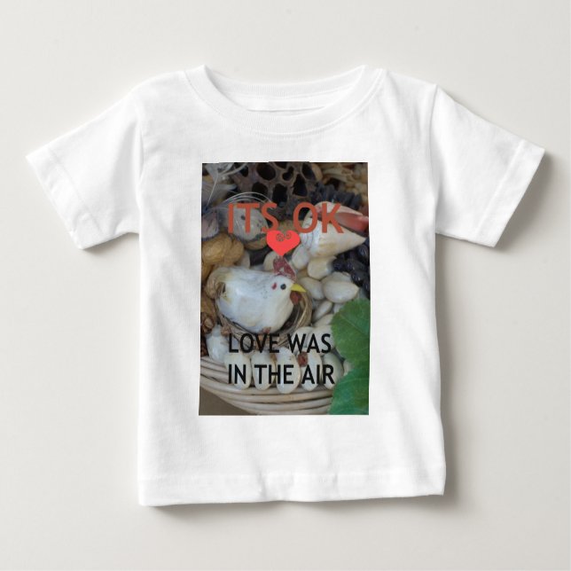 Camiseta O amor estava no ar (Frente)