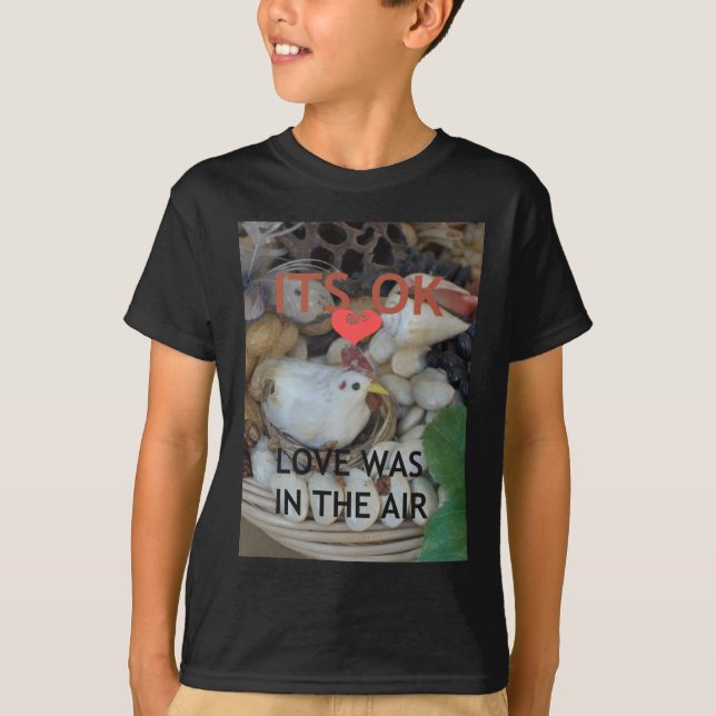 Camiseta O amor estava no ar (Frente)