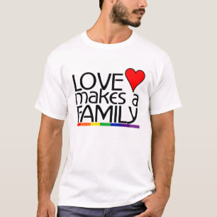 Camiseta O amor faz uma família