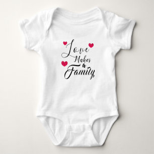 Camiseta O amor faz uma família - adopção da assistênci