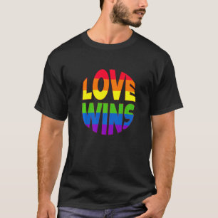 Camiseta O Amor Ganha O Transgênero Lgbtq Gay Lésbica Rainb