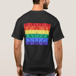 Camiseta O amor LGBTQ LGBT Orgulho gay do Arco-Íris é amor