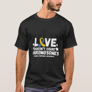 Camiseta O Amor Não Conta Cromossomos Conscientização Sobre