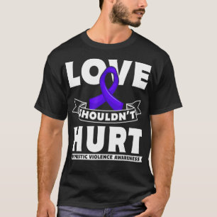 Camiseta O amor não deve ferir a consciência da violência d