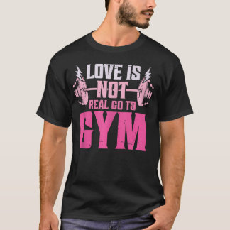 Camiseta O Amor Não É Verdade Ir Para A Motivação Da Malhaç
