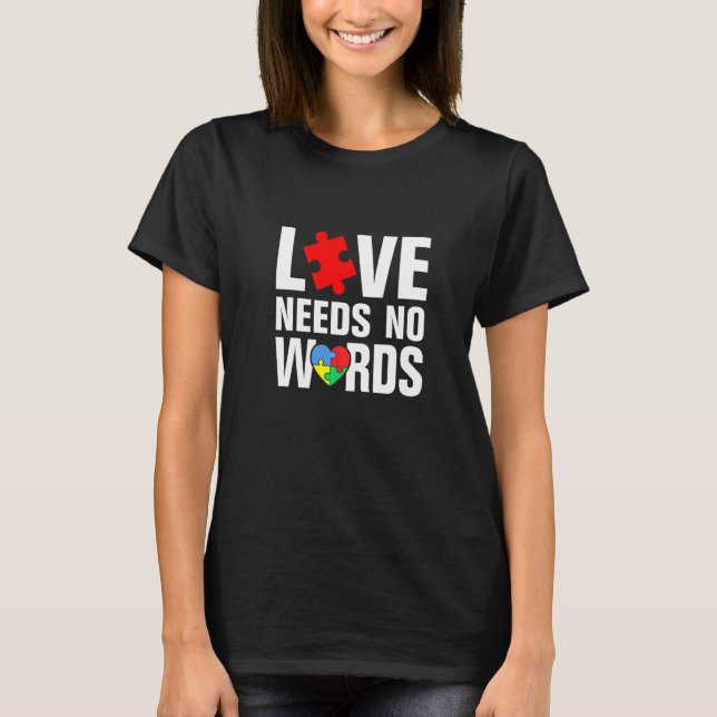Camiseta O Amor Não Precisa de Palavras (Frente)