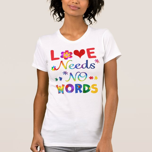 Camiseta O Amor Não Precisa De Palavras (Frente)