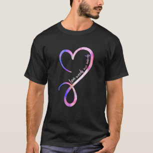 Camiseta O Amor Não Precisa De Palavras Autismo Tolerância