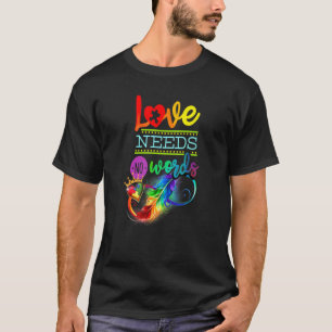 CAMISETA O AMOR NÃO PRECISA DE PALAVRAS O AUTISMO DÁ SENSIB