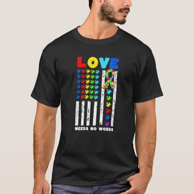 Camiseta O Amor Não Precisa De Palavras Para A América Band (Frente)