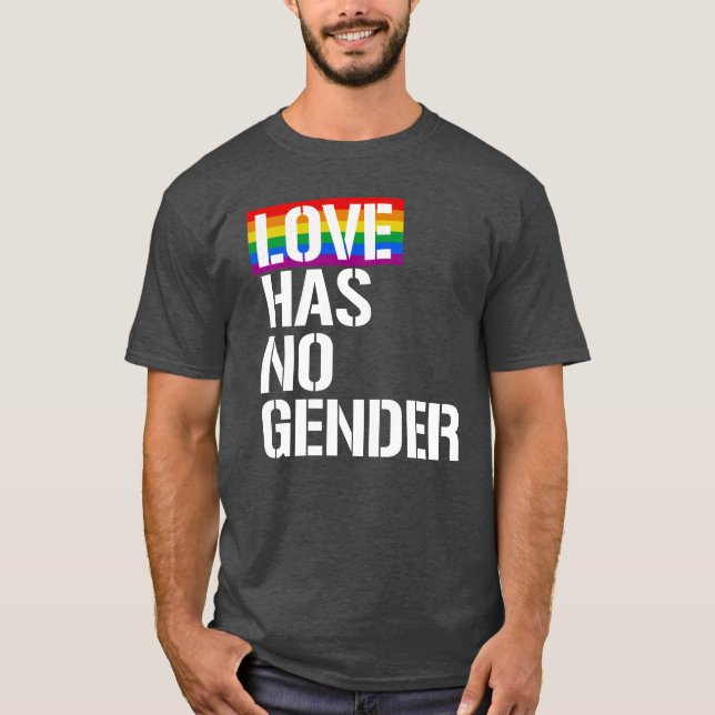 Camiseta O amor não tem gênero (Frente)