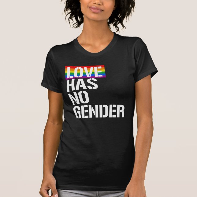 Camiseta O amor não tem gênero (Frente)