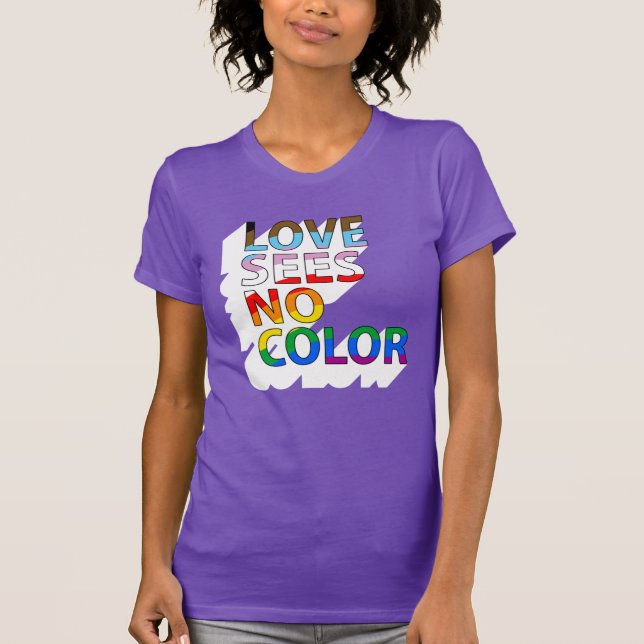 Camiseta O Amor Não Vê Cor (Frente)