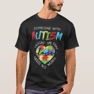 Camiseta O Amor no Autismo Não Precisa de Palavras