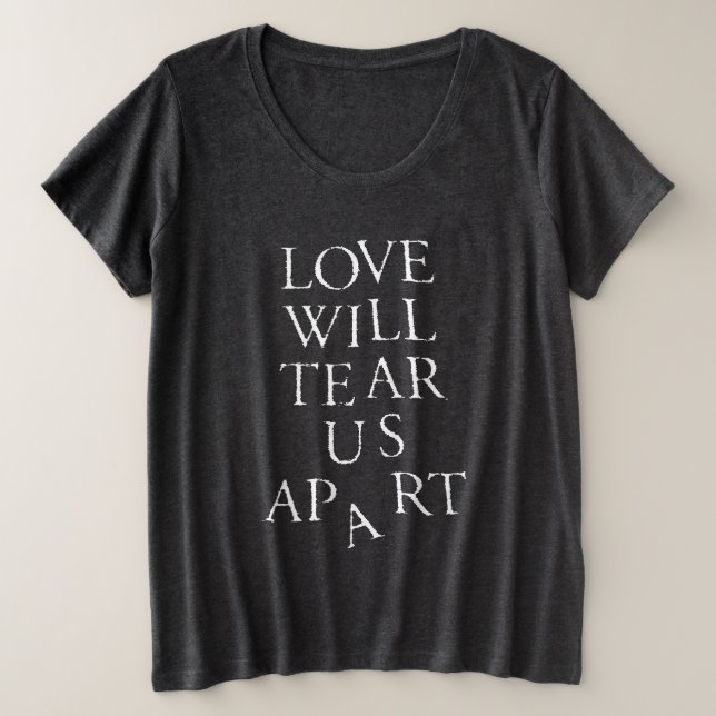 Camiseta O Amor Nos Separará (Frente do Design)