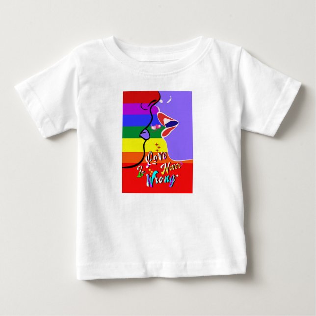 Camiseta O amor nunca é orgulho errado (Frente)