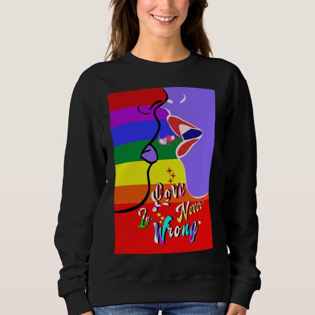 Camiseta O amor nunca é orgulho errado (Frente)