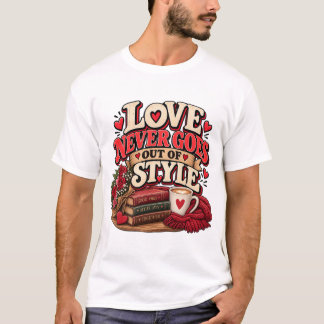 Camiseta O Amor Nunca Sai de Moda