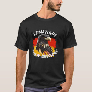 Camiseta O amor pela pátria não é crime - Águia da Alemanha