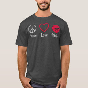 Camiseta O Amor pela Paz Pilatos Amo Pilatos 1