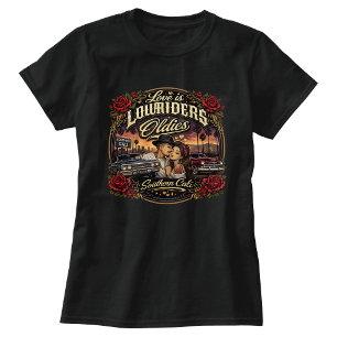 Camiseta O amor são Lowriders e músicas antigas