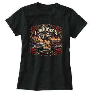Camiseta O amor são Lowriders e músicas antigas 