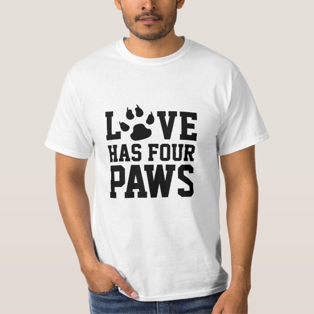 Camiseta O Amor Tem Quatro Peças (Frente)
