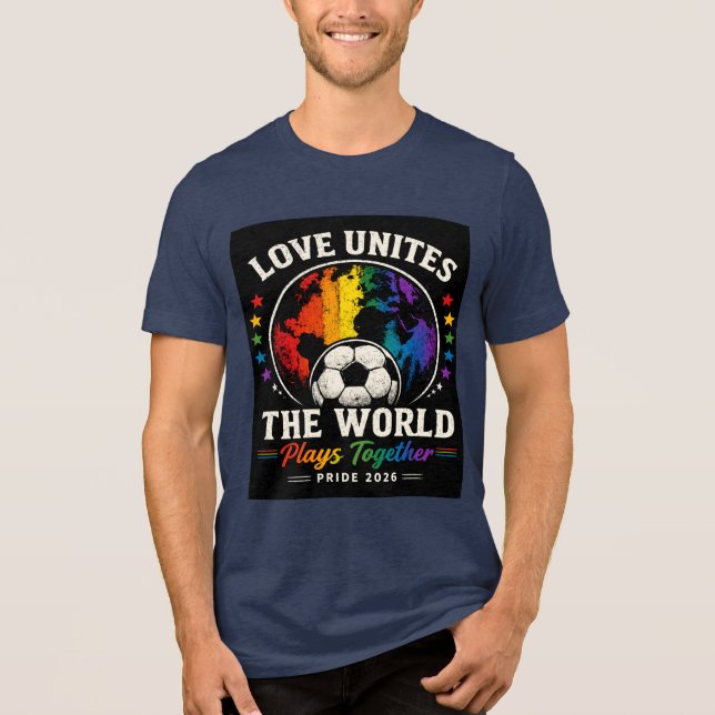 Camiseta O Amor Une o Mundo (Frente)
