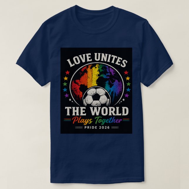 Camiseta O Amor Une o Mundo (Frente do Design)