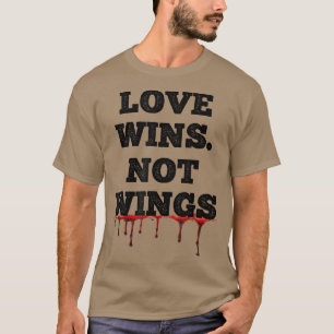 Camiseta O amor vegetariano orgânico vegetariano vence não