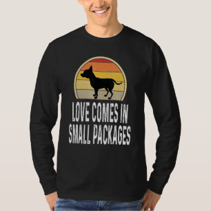 Camiseta O Amor Vem Em Pequenas Embalagens Proprietário De 