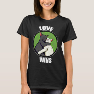 Camiseta O Amor Vence Gatinho Gato Fofo