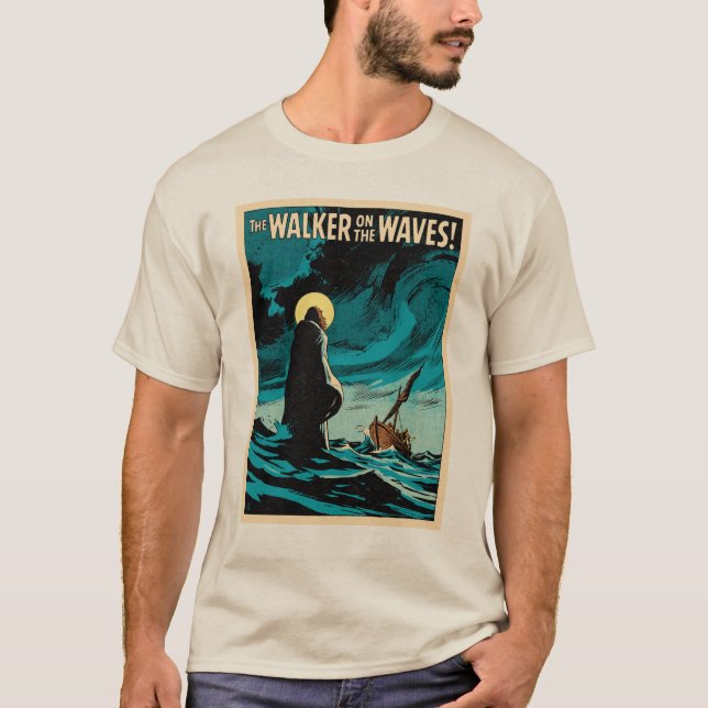 Camiseta O Andador sobre as Ondas  (Frente)