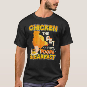 Camiseta O Animal de Estimação que Faz Cocô no Café da Manh
