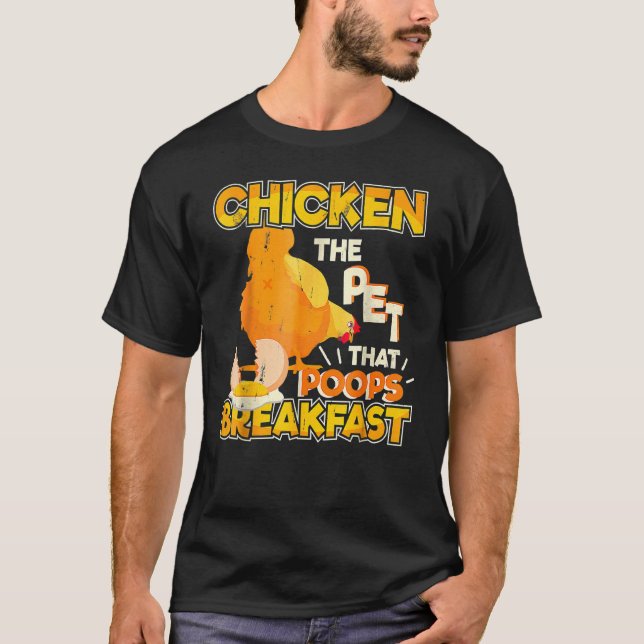 Camiseta O Animal de Estimação que Faz Cocô no Café da Manh (Frente)
