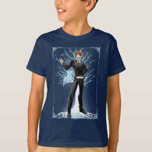 Camiseta O anime Ron Weasley Jack Russell Terrier Patronus